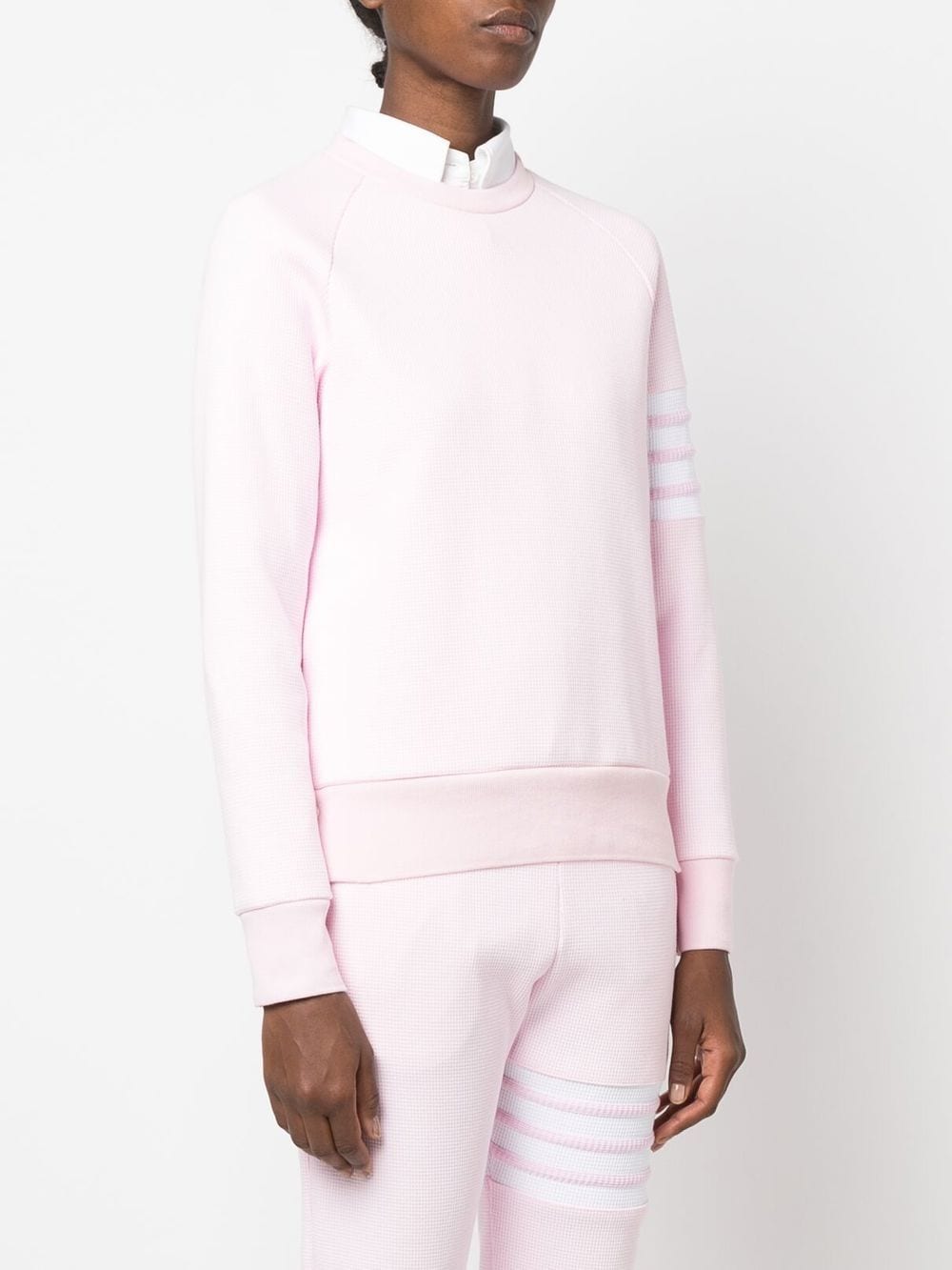 THOM BROWNE Women 4 Bar Crewneck Pullover