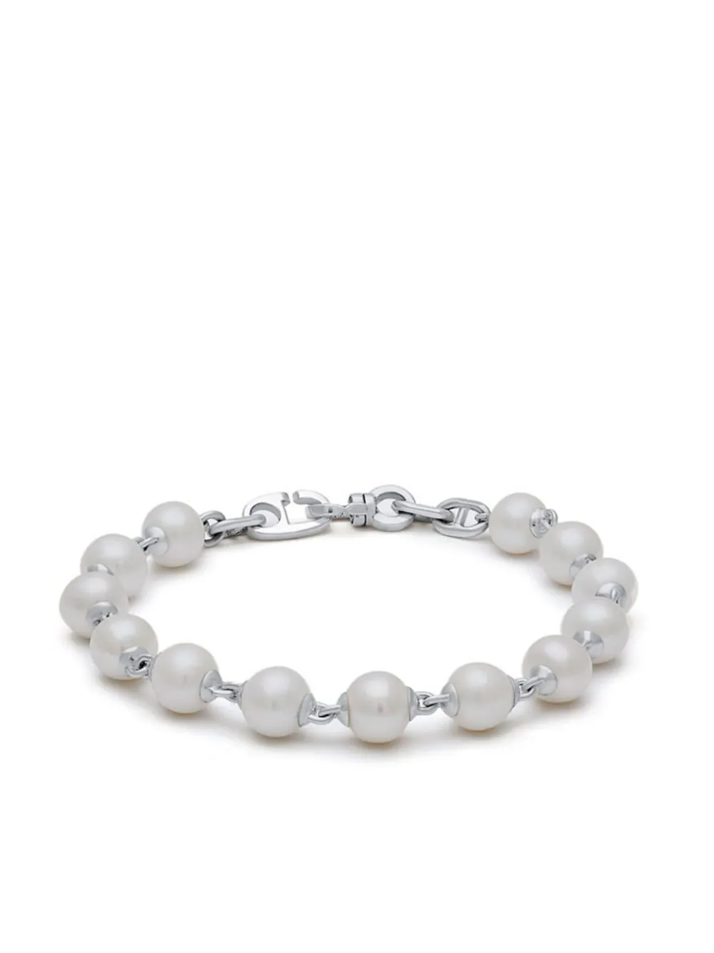 MAOR CONSI BRACELET IN SILVER WITH WHITE PEARL