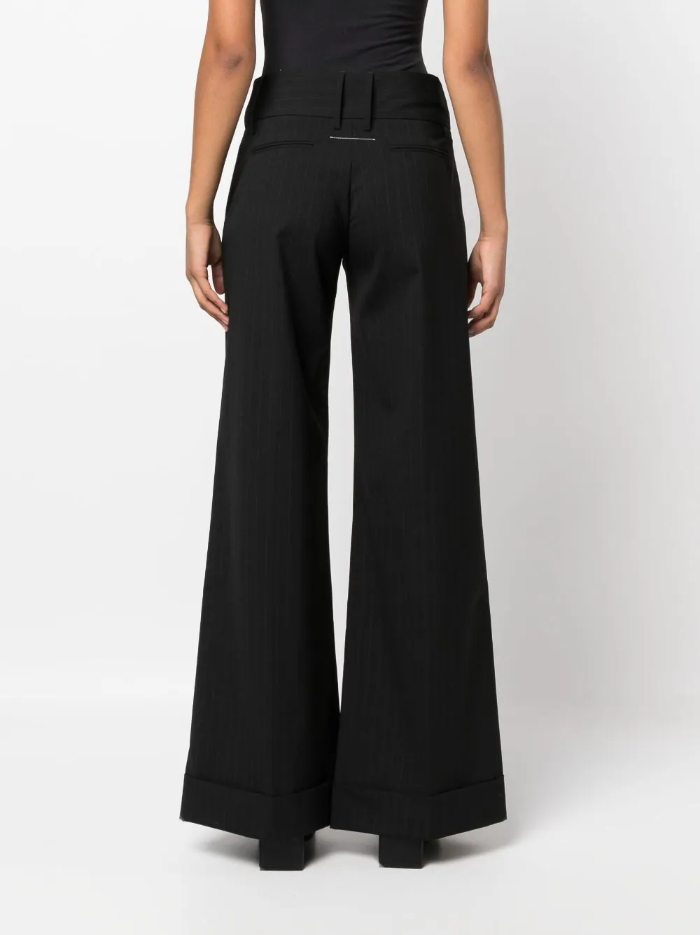 MM6 Women Long Straight Trousers