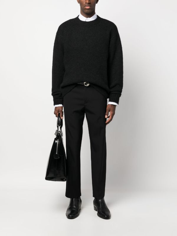 DRIES VAN NOTEN Men Wool Blend Crewneck Sweater