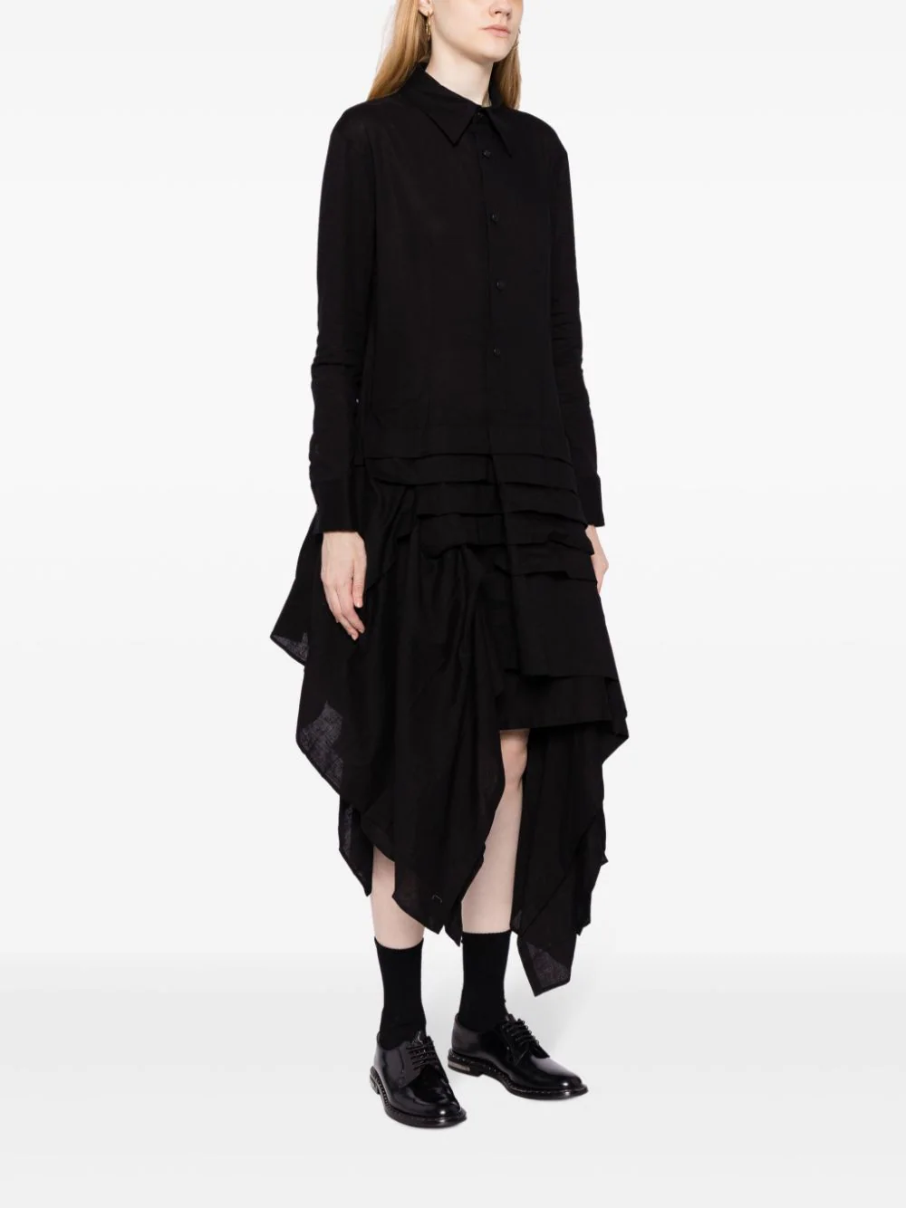 YOHJI YAMAMOTO Women Tucked Hem Dress