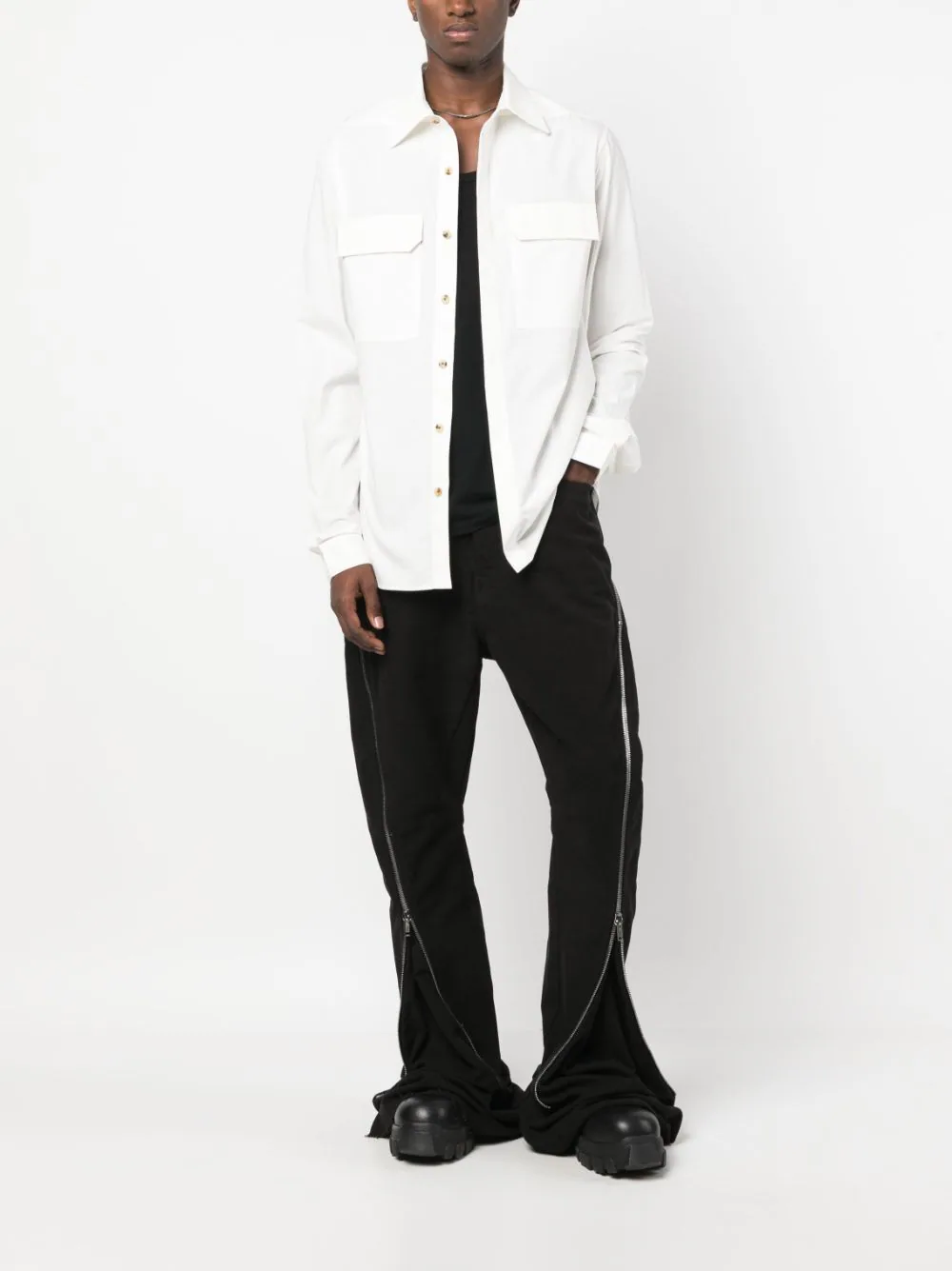 RICK OWENS Men Work Shirt