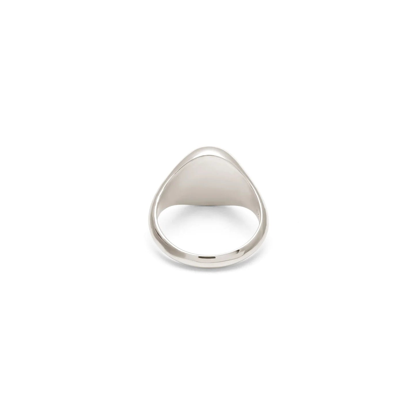 MAOR MEEK RING OVAL TOP IN SILVER AND YELLOW GOLD