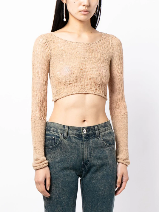 SMFK Women Wild World Desert Tarantula Knit Top