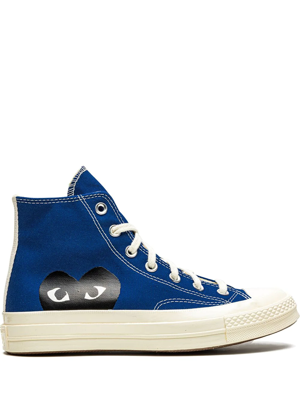 COMME DES GARCONS PLAY X CONVERSE CHUCK TAYLOR High Top Sneakers