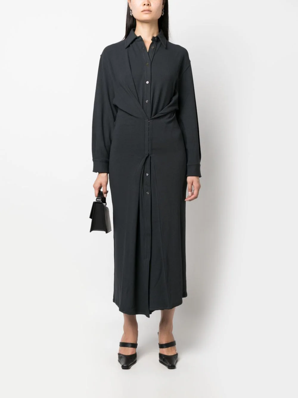 Y/PROJECT Women Hook and Eye Jersey Dress