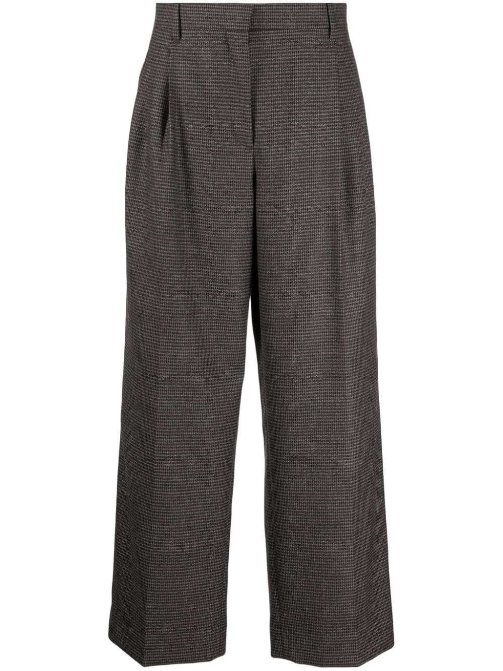 BURBERRY WOMEN Pleated Wide Leg Trouser