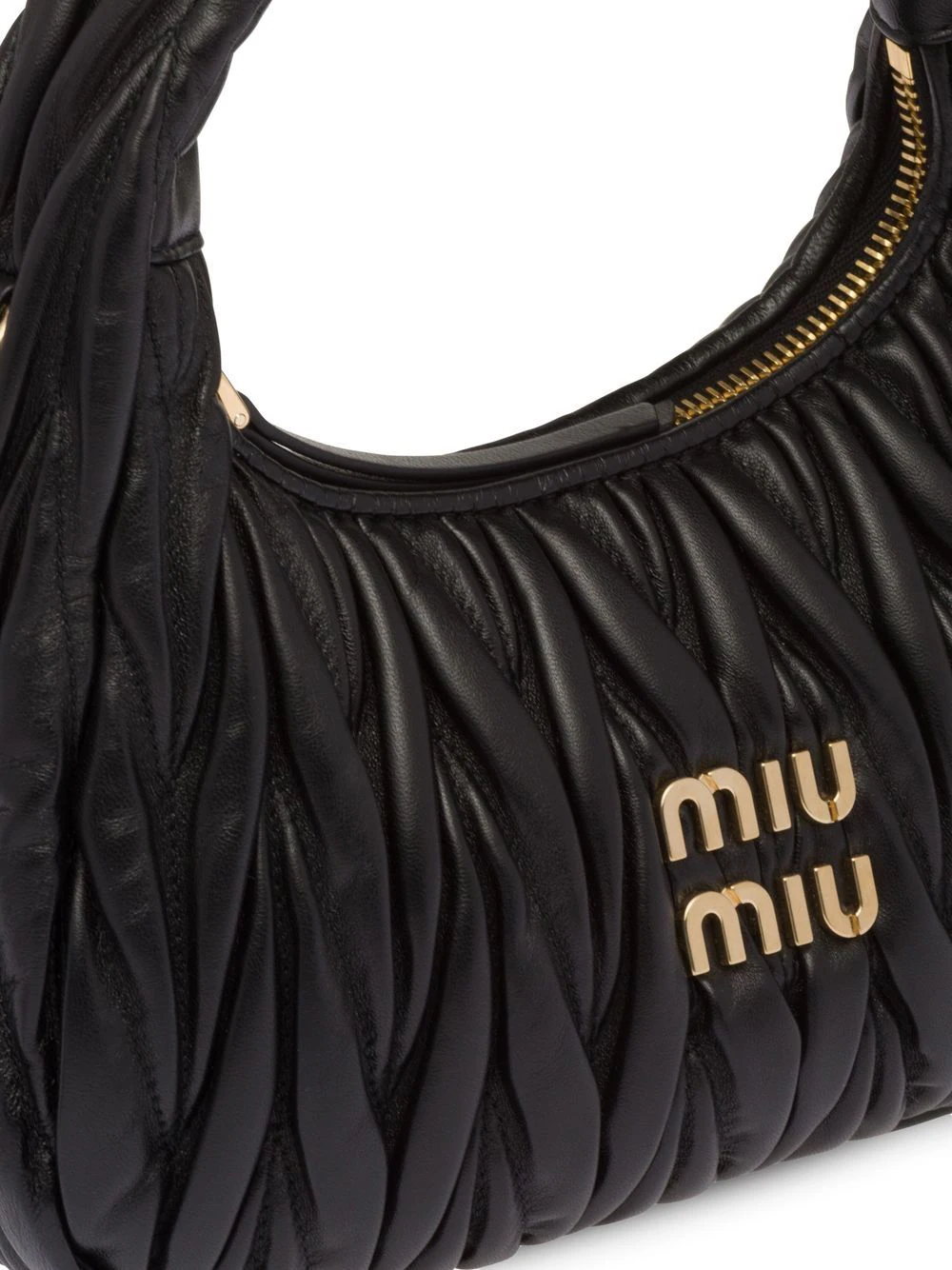 MIU MIU Women Matelasse Mini Hobo Bag