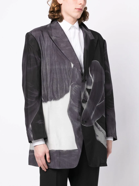 YOHJI YAMAMOTO POUR HOMME K-NUDE 5 DESIGN 3BS JACKET