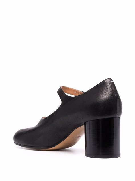 MAISON MARGIELA Women Tabi Mary Jane Pumps Vintage Leather