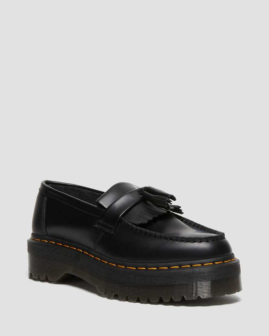 DR. MARTENS Adrian Quad Smooth Leather Tassel Loafers