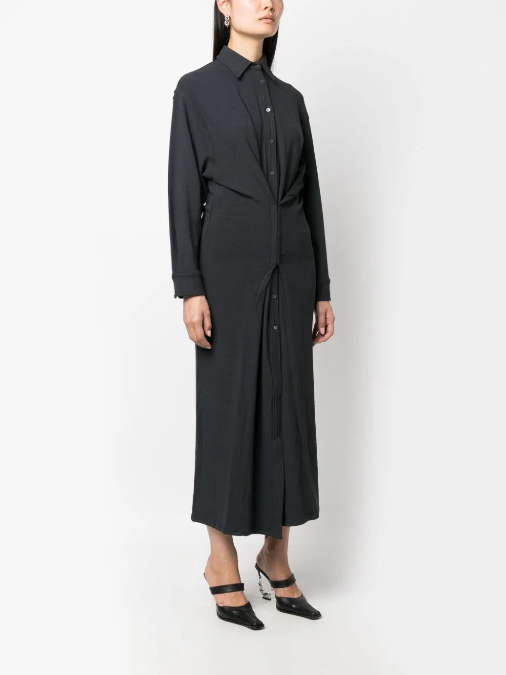 Y/PROJECT Women Hook and Eye Jersey Dress