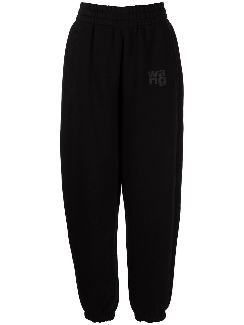 T BY ALEXANDER WANG Women Essential Puff Logo Structured Terry Sweatpants