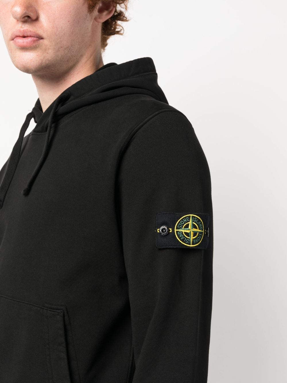 STONE ISLAND Men Logo Patch Hoodie