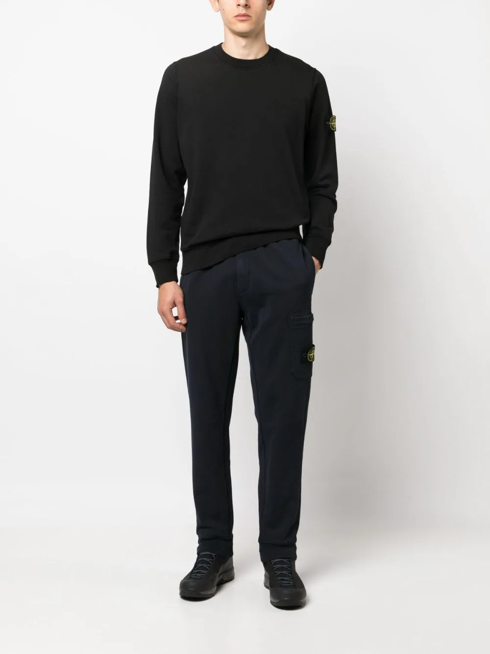 STONE ISLAND Men Logo Patch Sweatshirt