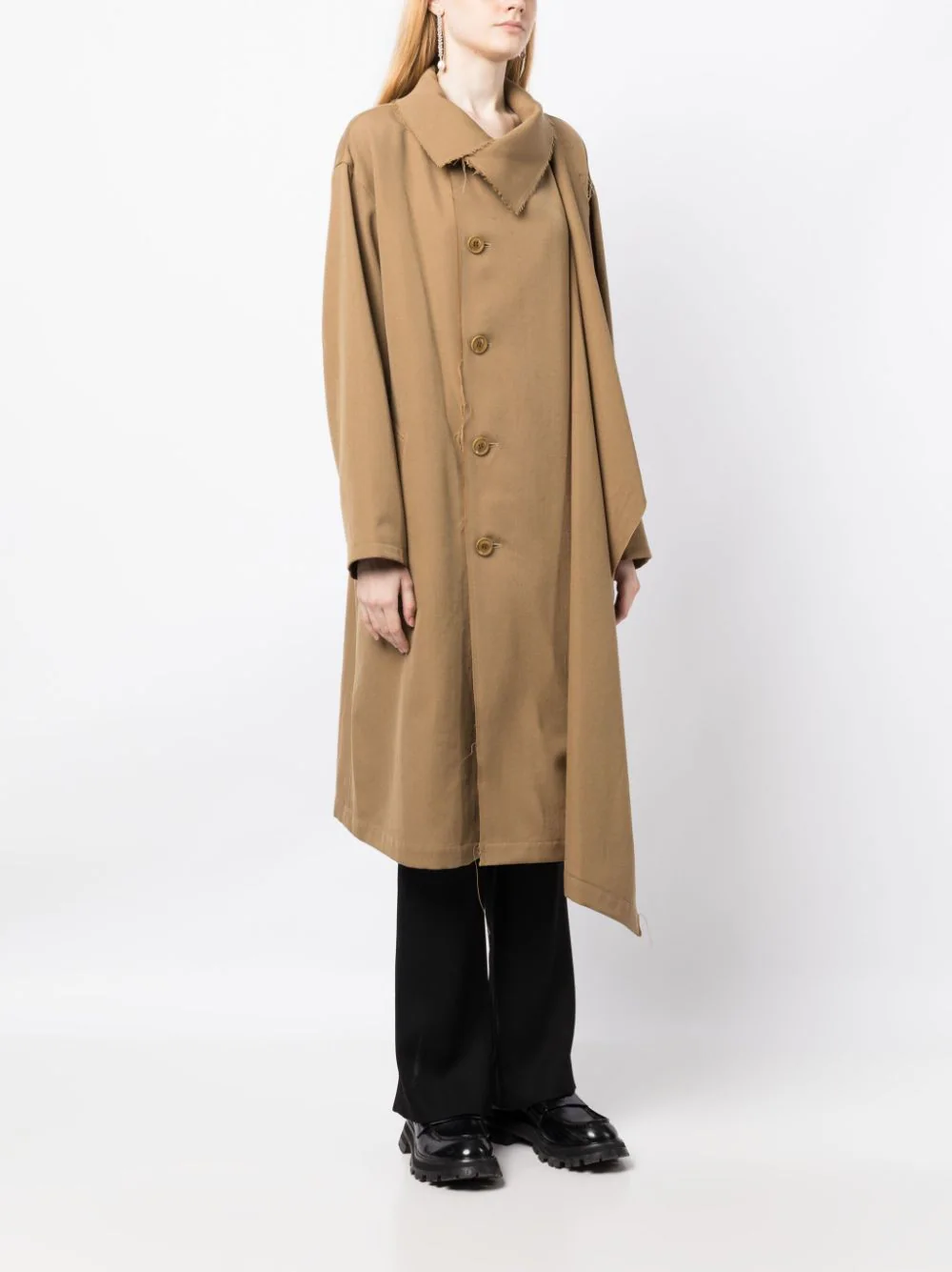 Y'S Women Left Front Plush Coat