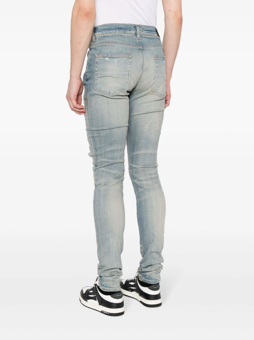 AMIRI Men Repair Logo Thrasher Jean