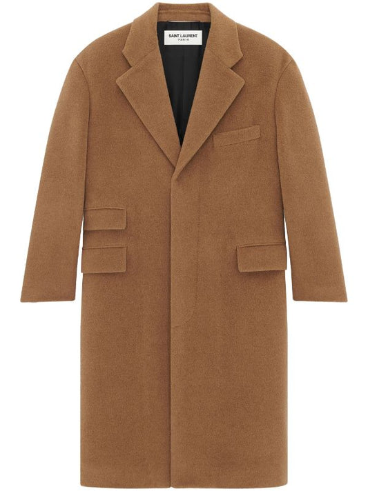 SAINT LAURENT Men Manteau Oversize Long Coat