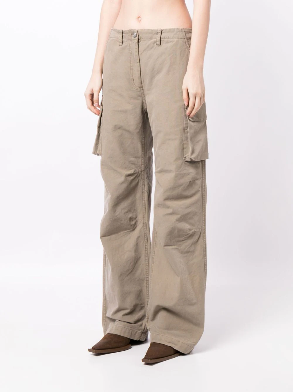 OUR LEGACY Women Canvas Peak Cargo Pants