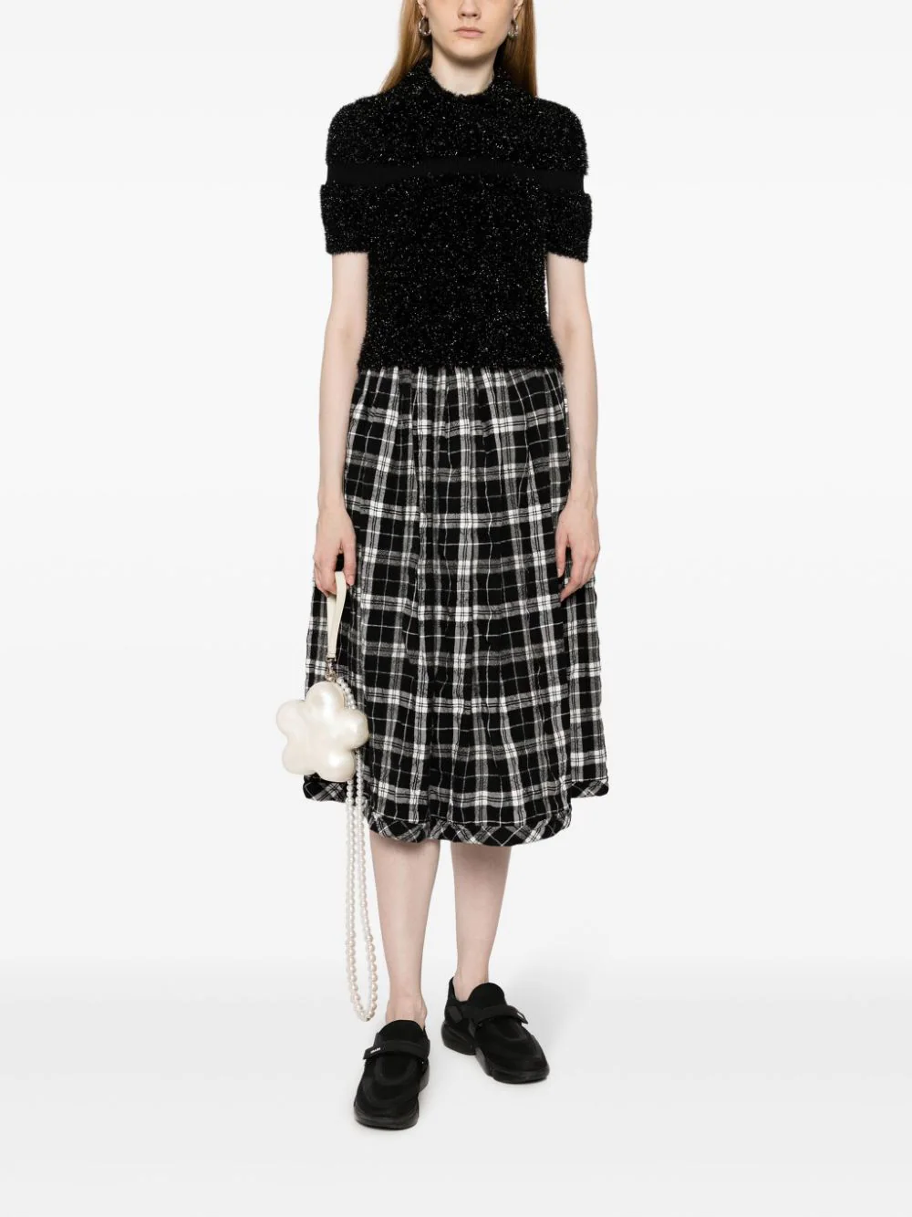 TAO COMME DES GARCONS Women Flannel Wool Cotton Skirt