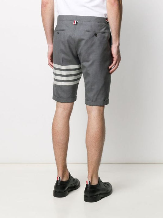 THOM BROWNE Men Plain Weave Suiting Low Rise Shorts