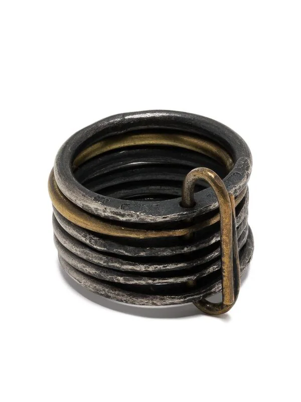 UMA WANG X DETAJ African Wide Stacked Ring