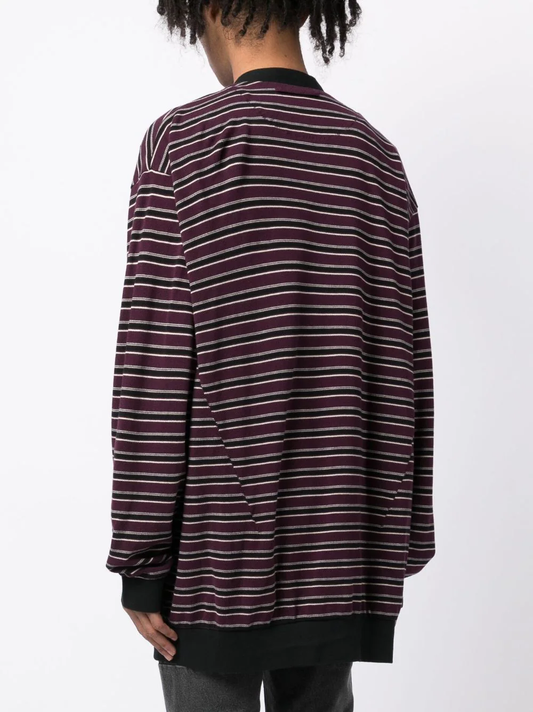 UNDERCOVER MEN STRIPE CARDIGAN