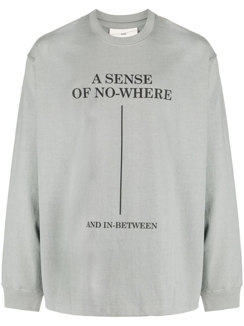 SONG FOR THE MUTE Men "A Sense of Nowhere" Oversized Crew Neck