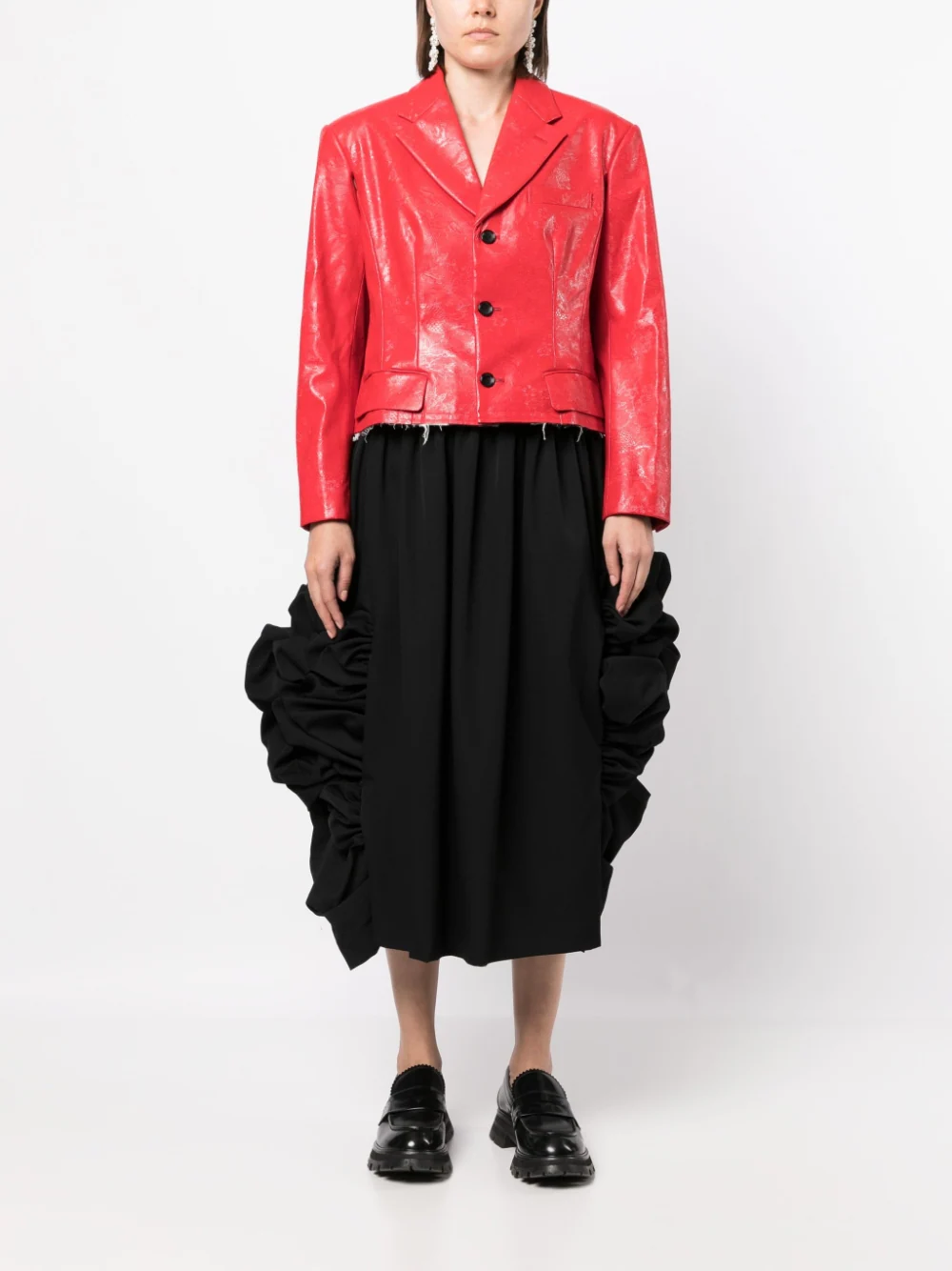 COMME DES GARCONS Women Ruched Detailed  Skirt