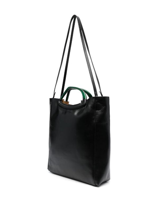 DRIES VAN NOTEN Leather Shopper Bag