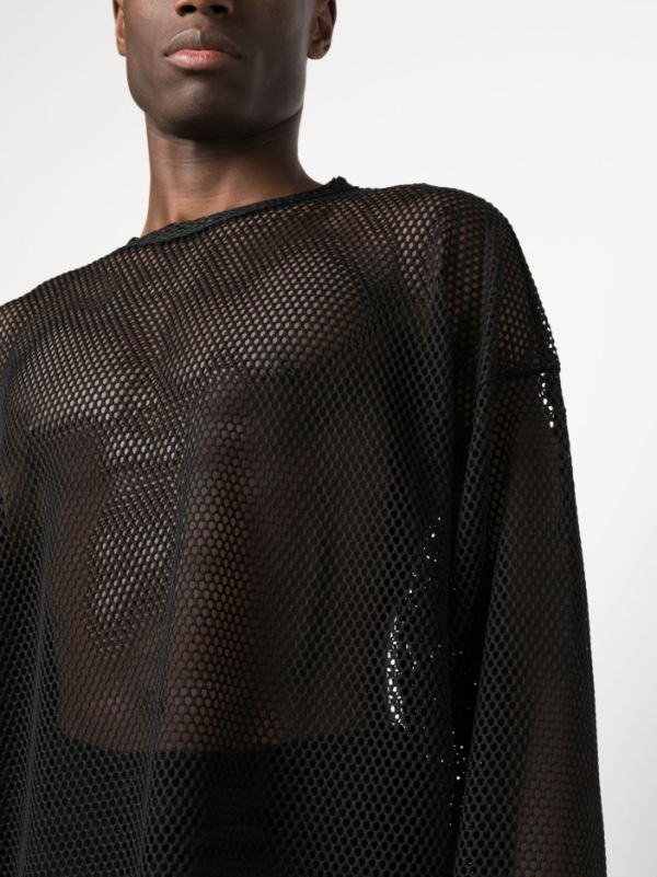 DRIES VAN NOTEN Men Open Mesh Jersey