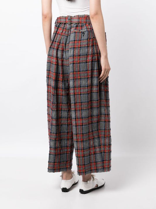 TAO COMME DES GARCONS Women Flannel Wool Suit Pants